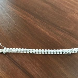 SS cz tennis bracelet